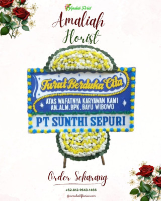 Papan Bunga Duka di Tikung
